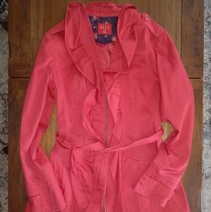 Elle Ruffle Trenchcoat